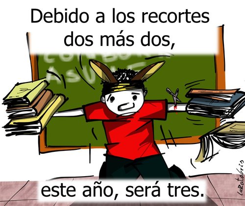 Cartoon: La crisis de los listos (medium) by LaRataGris tagged cole