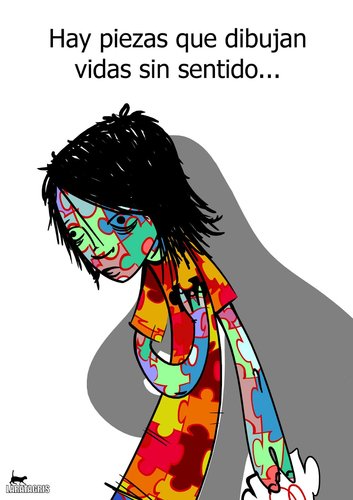 Cartoon: sinsentido (medium) by LaRataGris tagged desamor