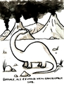 Cartoon: Rauchverbot (small) by Kossak tagged rauchen,zigarette,rauchverbot,verbot,gesundheit,steinzeit,frühzeit,saurier,vulkan,rauch,umwelt