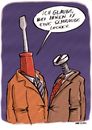 Cartoon: Schraube locker (small) by Kossak tagged schraube screw schraubenzieher screwdriver psychologie verrückt crazy mad