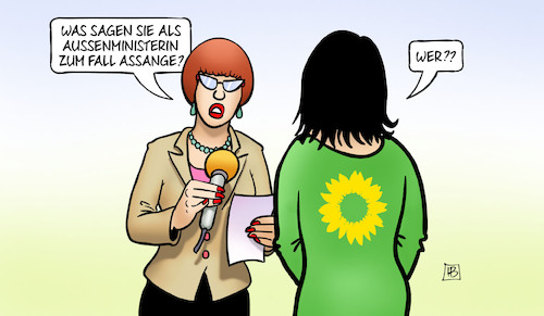 Baerbock und Assange