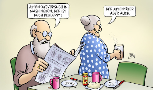 Cartoon: Bekloppt in Washington (medium) by Harm Bengen tagged attentatsversuch,washington,usa,bekloppt,attentäter,susemil,trump,harm,bengen,cartoon,karikatur,attentatsversuch,washington,usa,bekloppt,attentäter,susemil,trump,harm,bengen,cartoon,karikatur