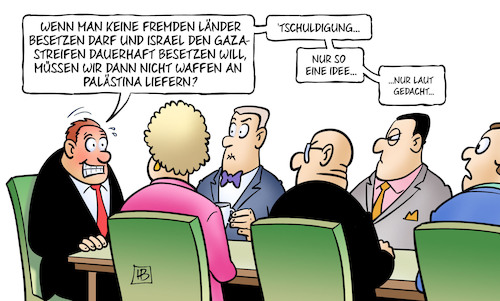 Cartoon: Gaza-Okkupation (medium) by Harm Bengen tagged gaza,okkupation,besetzung,israel,gazastreifen,waffen,palästina,harm,bengen,cartoon,karikatur,gaza,okkupation,besetzung,israel,gazastreifen,waffen,palästina,harm,bengen,cartoon,karikatur