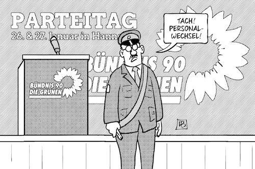 Grüner Personalwechsel