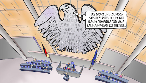 Heizungsgesetz im Bundestag