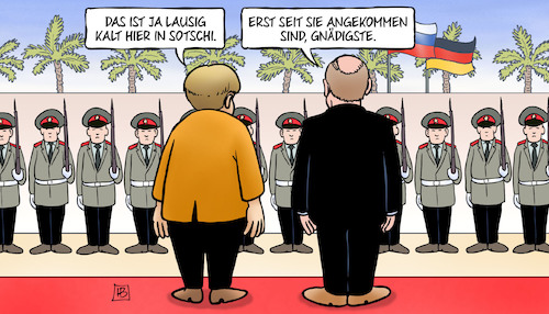 Merkel in Sotschi