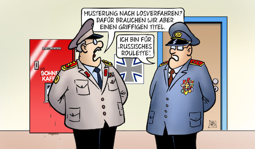 Musterung im Losverfahren