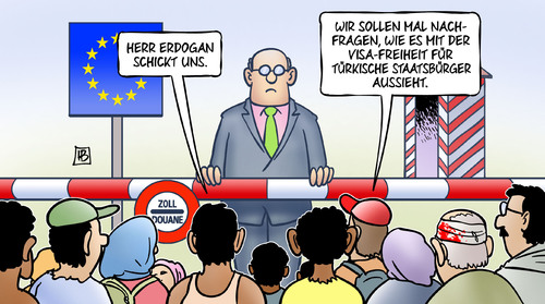 Cartoon: Nachfrage (medium) by Harm Bengen tagged nachfrage,erdogan,türkei,eu,europa,visa,visum,erpressung,erleichterungen,staatsbürger,flüchtlinge,deal,grenze,harm,bengen,cartoon,karikatur,nachfrage,erdogan,türkei,eu,europa,visa,visum,erpressung,erleichterungen,staatsbürger,flüchtlinge,deal,grenze,harm,bengen,cartoon,karikatur