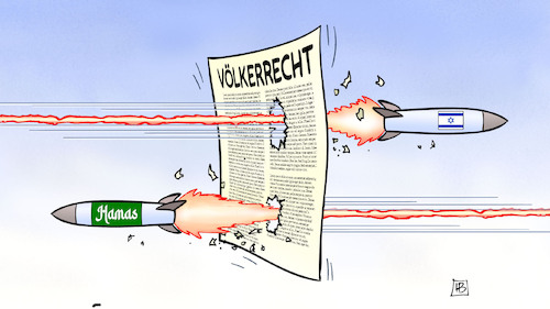 Cartoon: Raketen und Völkerrecht (medium) by Harm Bengen tagged raketen,völkerrecht,nahost,gaza,israel,hamas,palästina,terror,krieg,harm,bengen,cartoon,karikatur,raketen,völkerrecht,nahost,gaza,israel,hamas,palästina,terror,krieg,harm,bengen,cartoon,karikatur