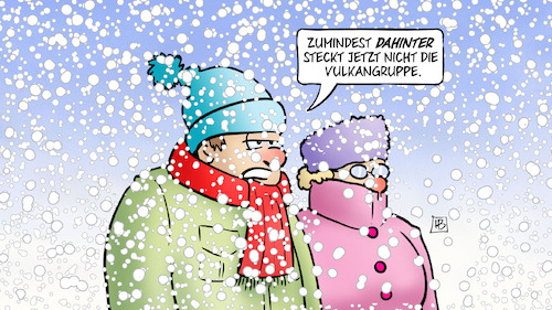 Cartoon: Schneeverursacher (medium) by Harm Bengen tagged schneefall,schnee,vulkangruppe,winter,stromausfall,berlin,harm,bengen,cartoon,karikatur,schneefall,schnee,vulkangruppe,winter,stromausfall,berlin,harm,bengen,cartoon,karikatur