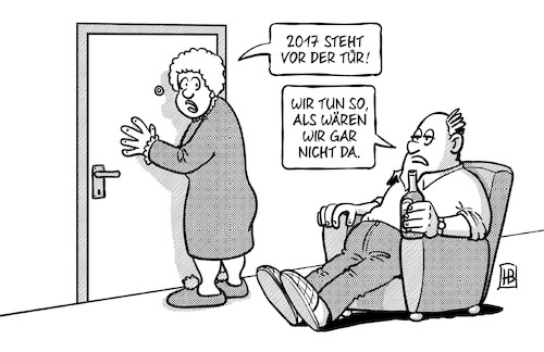 Silvestercartoon 2 - 2017 vor de Silvestercartoon 2 - 2017 vor de