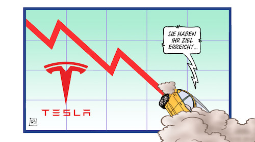 Tesla-Absturz Tesla-Absturz