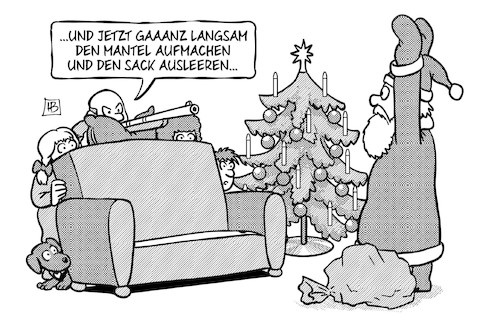 Weihnachtscartoon 2 - Verdacht Weihnachtscartoon 2 - Verdacht