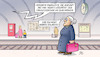 Cartoon: 49-Euro-Ticket-Verzögerung (small) by Harm Bengen tagged bahnhof,bahnsteig,susemil,fahrgäste,ankunft,49,euro,ticket,verspätung,verzögerung,harm,bengen,cartoon,karikatur