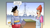 Cartoon: Bauern blockieren Paris (small) by Harm Bengen tagged bauern,blockieren,paris,blockade,eifelturm,mistgabel,forke,frankreich,landwirtschaft,bäckerei,harm,bengen,cartoon,karikatur