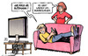 Cartoon: Bundeslieger (small) by Harm Bengen tagged bundesliga,bundeslieger,sofa,couch,fussball,harm,bengen,cartoon,karikatur