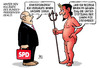 Cartoon: Bundespräsidenten-Handel (small) by Harm Bengen tagged kulissen,bundespräsidentendeal,handel,wahl,seele,teufel,spd,koalition,union,unterstützung,steinmeier,harm,bengen,cartoon,karikatur