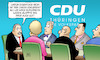 Cartoon: CDU und Linke (small) by Harm Bengen tagged blockpartei,cdu,linke,landtagswahl,thüringen,ddr,koalition,regierungsbildung,harm,bengen,cartoon,karikatur