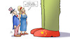 Cartoon: Chinas Wirtschaft schwächelt (small) by Harm Bengen tagged china,usa,uncle,sam,eu,europa,wirtschaft,schwächelt,deflation,konjunktur,riese,harm,bengen,cartoon,karikatur