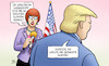 Cartoon: Clinton gehackt (small) by Harm Bengen tagged trump,wahlkampf,2016,usa,gehackte,clinton,emails,interview,mueller,untersuchungen,impeachment,harm,bengen,cartoon,karikatur
