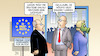 Cartoon: CO2-Vorgaben EU (small) by Harm Bengen tagged europa,umweltminister,co2,vorgaben,autos,umweltministerin,svenja,schulze,gasmaske,inkognito,begrenzung,erderwärmung,klimawandel,energiewende,weltklimarat,harm,bengen,cartoon,karikatur
