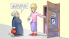 Cartoon: Dt.-Bank-Minus (small) by Harm Bengen tagged deutsche,bank,keller,minus,susemil,wirtschaft,verluste,harm,bengen,cartoon,karikatur