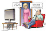 Cartoon: DVB-T2 (small) by Harm Bengen tagged dvb,t2,tv,fernsehen,hd,empfang,drecksprogramm,harm,bengen,cartoon,karikatur