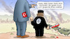 Cartoon: Erdogan verschafft Luft (small) by Harm Bengen tagged erdogan,tuerkei,terror,islamisten,luft,kurden,deutsche,panzer,leopard,syrien,ypg,krieg,einmarsch,harm,bengen,cartoon,karikatur