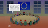 Cartoon: EU kalt und dunkel (small) by Harm Bengen tagged heizung,licht,kerze,eu,europa,energieminister,gipfel,dunkel,krieg,ukraine,russland,harm,bengen,cartoon,karikatur