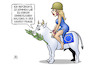 Cartoon: Europas Nahost-Haltung (small) by Harm Bengen tagged einheitlichen,haltung,nahost,frage,eu,europa,stier,stahlhelm,palmzweig,gaza,israel,hamas,palästina,terror,krieg,harm,bengen,cartoon,karikatur