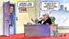 Cartoon: Finanzminister Schäuble (small) by Harm Bengen tagged finanzminister,schäuble,koalition,koalitionsverhandlungen,cdu,csu,fdp,merkel,regierung,bank,daten,datenleitung,bespitzelung,onlinedurchsuchung,bankgeheimnis