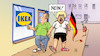 Cartoon: Frauen-WM-Aus (small) by Harm Bengen tagged ikea,schweden,deutschland,frauen,fifa,wm,weltmeisterschaft,aus,fussball,harm,bengen,cartoon,karikatur