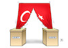 Cartoon: Gespaltene Türkei (small) by Harm Bengen tagged evet,hayir,ja,nein,türkei,gespalten,wahl,referendum,wahlurne,fahne,harm,bengen,cartoon,karikatur