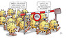Cartoon: Grenzschliessung und Viren (small) by Harm Bengen tagged grenzschliessung,grenze,viren,schlagbaum,preussische,mutationen,corona,harm,bengen,cartoon,karikatur