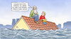 Cartoon: Hochwasser und FFF (small) by Harm Bengen tagged fff,fridays,for,future,demo,hochwasser,regen,dach,klimawandel,harm,bengen,cartoon,karikatur