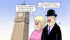 Cartoon: Johnson-Sieg (small) by Harm Bengen tagged johnson,sieg,wahlsieg,torries,clownsnasen,wahl,gb,uk,brexit,harm,bengen,cartoon,karikatur