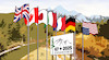 Cartoon: Kananaskis (small) by Harm Bengen tagged kananaskis,kanada,canada,g7,gipfel,summit,trump,usa,fahnen,flags,harm,bengen,cartoon,karikatur
