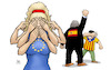 Cartoon: Katalonien und Europa (small) by Harm Bengen tagged katalonien,spanien,artikel,155,rajoy,demokratie,prügel,europa,wegschauen,unabhängigkeit,unterdrückung,harm,bengen,cartoon,karikatur