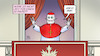 Cartoon: KI-Papst (small) by Harm Bengen tagged künstliche,intelligenz,ki,urbi,et,orbit,roboter,papst,habemus,papam,papstwahl,rom,konklave,katholische,kirche,balkon,vatikan,wahl,harm,bengen,cartoon,karikatur