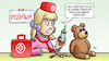 Cartoon: Kinder-Impfen (small) by Harm Bengen tagged biontech,kinder,impfstoff,teddybär,doktor,impfzentrum,spielen,arzt,impfen,corona,harm,bengen,cartoon,karikatur