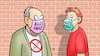 Cartoon: Masken-Kommunikation (small) by Harm Bengen tagged masken,kommunikation,mundschutz,impfgegner,fake,streit,corona,coronavirus,ansteckung,pandemie,epidemie,krankheit,schaden,harm,bengen,cartoon,karikatur
