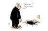 Cartoon: Merz-Crash (small) by Harm Bengen tagged loch,durchbruch,durchgefallen,einbruch,crash,kanzlerwahl,bundestag,merz,harm,bengen,cartoon,karikatur