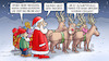 Cartoon: Nebenjobs (small) by Harm Bengen tagged nebenjobs,arbeit,auslieferungsfahrer,internetversand,amazon,weihnachten,weihnachtsmann,harm,bengen,cartoon,karikatur