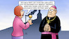 Cartoon: Neuer Papst angeschlagen (small) by Harm Bengen tagged ersten,wahlgang,mehrheit,angeschlagen,amtszeit,papst,interview,schwarzer,rauch,papstwahl,rom,konklave,katholische,kirche,vatikan,wahl,harm,bengen,cartoon,karikatur