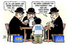 Cartoon: Reformliste (small) by Harm Bengen tagged reformliste,kind,griechen,eurozone,ablehnen,ezb,iwf,troika,eu,euro,europa,griechenland,wahl,harm,bengen,cartoon,karikatur