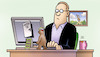 Cartoon: Russische Schadsoftware (small) by Harm Bengen tagged hintertür,russische,schadsoftware,computer,hacker,bär,russland,spionage,harm,bengen,cartoon,karikatur