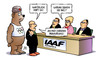 Cartoon: Russland-Doping (small) by Harm Bengen tagged russland,doping,baer,iaaf,olympia,behaarung,ausschluss,harm,bengen,cartoon,karikatur