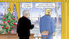 Cartoon: Santa wird böse (small) by Harm Bengen tagged selenskyj,ukraine,russland,krieg,usa,friedensplan,ablehnung,oval,office,weihnachten,trump,santa,claus,böse,harm,bengen,cartoon,karikatur