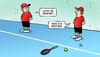 Cartoon: Scharapowa (small) by Harm Bengen tagged scharapowa tennis doping balljungen apotheke sperre meldonium harm bengen cartoon karikatur