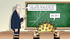 Cartoon: Schul-Quarantäne (small) by Harm Bengen tagged schule,quarantäne,exponentialfunktionen,lehrer,corona,virus,lernen,mathematik,tafel,harm,bengen,cartoon,karikatur